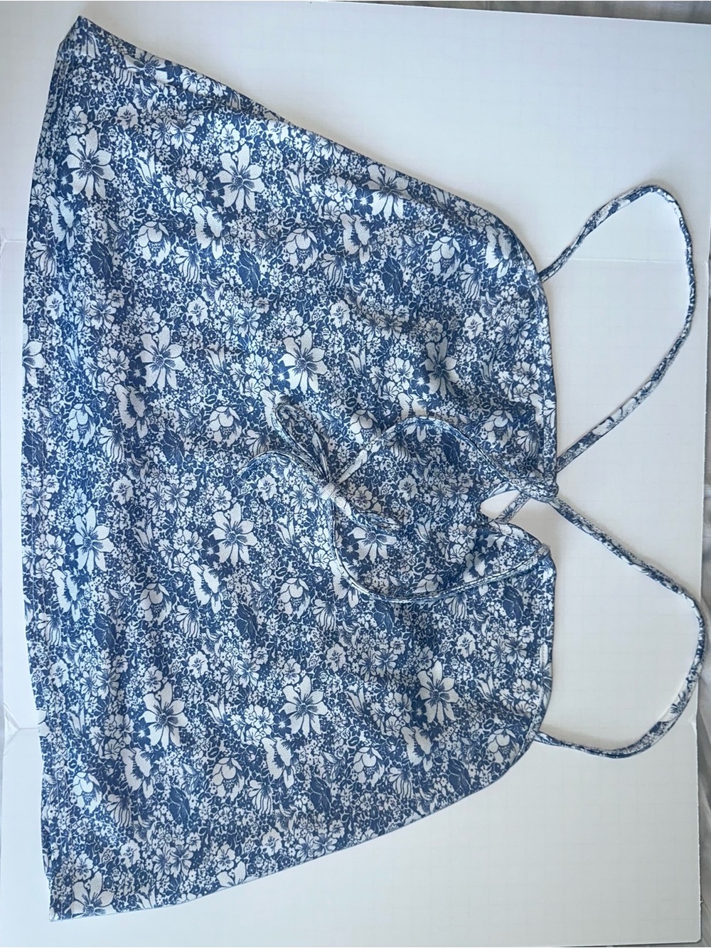 PRETTY LITTLE THING Floral Cross Back and Halter Top